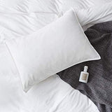 100% Washed Cotton Duvet Cover 3 Piece, Comforter Cover California King Size, Ultra Soft with Zipper Closure, Corner Ties, Simple Bedding Style, Gray White Plaid by SORMAG