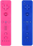 Yosikr Wireless Remote Controller for Wii Wii U - 4 Packs Pink+Red+Deep Blue+Blue