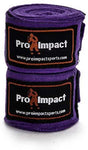 Pro Impact Mexican Style Boxing Handwraps 180" with Closure – Elastic Hand & Wrist Support for Muay Thai Kickboxing Training Gym Workout or MMA for Men & Women - 1 Pair