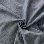 100% Washed Cotton Duvet Cover 3 Piece, Comforter Cover California King Size, Ultra Soft with Zipper Closure, Corner Ties, Simple Bedding Style, Gray White Plaid by SORMAG