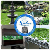 Simple Deluxe 400 GPH UL Listed Submersible Pump with 15' Cord, Water Pump for Fish Tank, Hydroponics, Aquaponics, Fountains, Ponds, Statuary, Aquariums & Inline