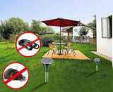 Hunter's Pest Control 2 X Solar Silent Snake Repellent Mole Repeller Spike Help You Get Rid of Snake Mole Gophers for Outdoor Garden Yard