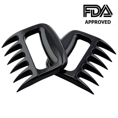 DLAND Meat Claws (Set of 2) - Meat Shredder and Pork Puller for BBQ Smoker- Meat Handler Carving Forks- Pulled Pork Claws for Pulling Pork