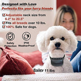 LumoLeaf Elite Anti Bark Dog Collar with Static Vibration Correction, USB Rechargeable with 4 Training Modes for All Breeds and Sizes, Trainer Recommended Dog Bark Control Device