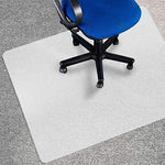 Office Marshal Black Polycarbonate Office Chair Mat - 36" x 48" - Hard Floor Protection - No-Recycling Material - High Impact Strength