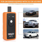 VXDAS Auto Tire Pressure Monitor Sensor TPMS Relearn Reset Activation Tool OEC-T5 for GM Series Vehicle