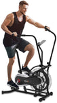 ATIVAFIT Fan Bike Exercise Upright AirBike Indoor Cycling Fitness Bike Stationary Bicycle with Air Resistance System Grey