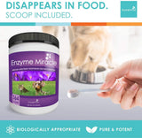 NUSENTIA Enzymes for Dogs & Cats - Enzyme Miracle - Systemic & Digestive Enzyme Formula - Powder - 364 Servings - Vegetarian