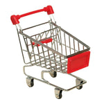 awtang Mini Supermarket Shopping Cart Trolley Bird Parrot Pet Toy Box Funny Toy