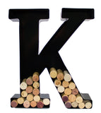 Wine Cork Holder - Metal Monogram Letter (M) by Will's