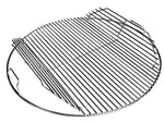 Kettle Kommander 22.5 Inch 304 Stainless Steel 4.5 mm Hinged Grilling/Cooking Replacement Grate - for use in 22" Weber Charcoal Grills - Stronger Design