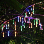 SUPSOO Solar String Lights 40 LED Water Drop Solar Waterproof Lights for Garden, Patio, Yard, Home, Parties - White