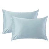 Bedsure Standard Pillowcase Set of 2 Pillowcase Covers Flannel Pillowcases Grey Pillowcase Sham