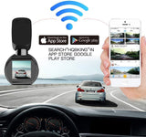 WiFi Dash Camera, SIV Car Dash Cam Full HD 1080P Car Camera Recorder, Car Mini Dash Cam with 1.54" LCD 170° Wide Angle, 360° Rotate Mount, Sony Sensor, G-Sensor, WDR,Loop Recording(Include TF Card)