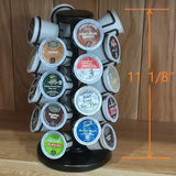 BLACKSMITH FAMILY K Cup Carousel,K Cup Holder,Coffee Pod Holder,Holds 32 K-Cup Coffee Pods, Matte Black