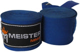 Meister Adult 180" Semi-Elastic Hand Wraps for MMA & Boxing (Pair)