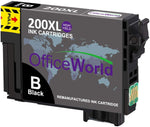 OfficeWorld Remanufactured Ink Cartridge Replacement for Epson 200 XL 200XL T200XL Used for Expression Home XP-200 XP-310 XP-400 XP-410 XP-300, Workforce WF-2520 WF-2540 WF-2530, 5-Pack(2BK/1C/1M/1Y)