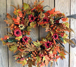 Flora Décor Fall Harvest Wreath - 28"