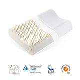 YANXUAN Contour Memory Foam Pillow for Neck Pressure Relief, Cervical Pillow Ergonomic Neck Pillow with Washable Pillowcase, 23.6" X 13.8" X 4.3"