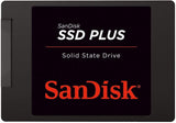SanDisk SSD PLUS 1TB Internal SSD - SATA III 6 Gb/s, 2.5"/7mm, Up to 535 MB/s - SDSSDA-1T00-G26