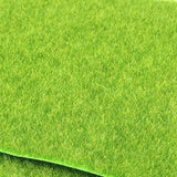 HUELE 3 PCSLife-like Fairy Artificial Grass Lawn 12''x 12'' Miniature Ornament Garden Dollhouse