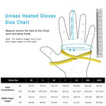 Heated Gloves,Mens Womens Heated Ski Gloves Mittens,7.4V 2200MAH Electric Rechargeable Battery Gloves for Winter Skiing Skating Snow Camping Hiking Heated Arthritis Hand Warmer Gloves