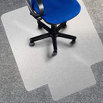 Office Marshal Black Polycarbonate Office Chair Mat - 36" x 48" - Hard Floor Protection - No-Recycling Material - High Impact Strength