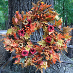 Flora Décor Fall Harvest Wreath - 28"
