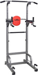 RELIFE REBUILD YOUR LIFE Power Tower Workout Dip Station for Home Gym Strength Training Fitness Equipment Newer Version