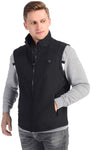 Sunbond Heated Vest Electric Warm Vest, Outdoor Heating Clothing Heated Vest for Men with 5V 7500mAh Battery Pack (L)