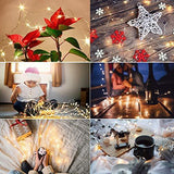 Juhefa Curtain Lights, USB Powered Fairy Lights String,IP64 Waterproof & 8 Modes Twinkle Lights for Parties, Bedroom Wedding,Valentines' Day Wall Decorations (300 LEDs,9.8x9.8Ft, Warm White)