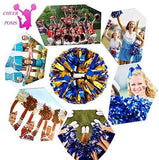 4Pcs Metallic Cheerleading Pom Poms for Kids, Creatiee 2 Pair Cheerleader Cheering Squad Pompoms for Boy Girl School Sports Games Team Spirit Cheer