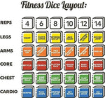 Stack 52 Quick Sweat Fitness Dice. Bodyweight Exercise Workout Game. Designed by a Military Fitness Expert. Video Instructions Included. No Equipment Needed. Burn Fat Build Muscle.