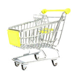 awtang Mini Supermarket Shopping Cart Trolley Bird Parrot Pet Toy Box Funny Toy