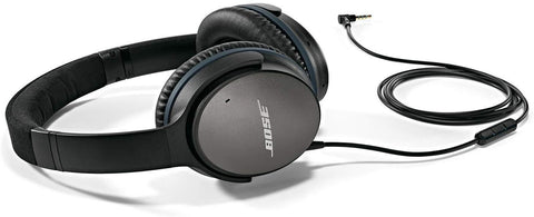 Bose QuietComfort 25 Acoustic Noise Cancelling Headphones for Apple devices - Black (Wired 3.5mm)