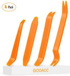 GOOACC Nylon Bumper Fastener Rivet Clips Car Door Clip Panel Audio Video Dashboard Dismantle Kits Installer Pry Tool (13PCS Trim Removal Tool Set)