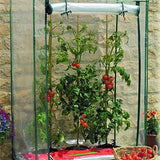 Worth 5 Tier Mini Greenhouse with Clear Polyethylene Cover, 27" Long x 19" Wide x 75" High Garden Green House