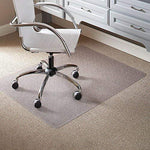 ES Robbins 124381 Chair Mat Extra-High Pile Carpet, 46"x60", Beveled Edge