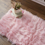 OJIA Deluxe Soft Fuzzy Fur Rugs Faux Sheepskin Shaggy Area Rugs Fluffy Modern Kids Carpet for Living Room Bedroom Sofa Bedside Decor(2 x 3ft, Grey)