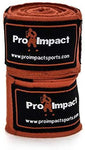 Pro Impact Mexican Style Boxing Handwraps 180" with Closure – Elastic Hand & Wrist Support for Muay Thai Kickboxing Training Gym Workout or MMA for Men & Women - 1 Pair