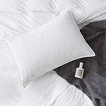 100% Washed Cotton Duvet Cover 3 Piece, Comforter Cover California King Size, Ultra Soft with Zipper Closure, Corner Ties, Simple Bedding Style, Gray White Plaid by SORMAG