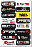 Auto Car Race Hot Rod Racer Performance Equipment Tool Automotive Motorsport Skateboard Bike Parts Accessories Helmet Racing Pack 6 for Kids Adults Teens Graffiti Vinyl Decals Stickers D6728 Best4Buy