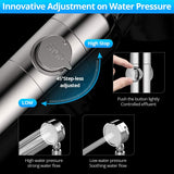 VOLUEX Filtered Shower Head with Handheld Hose - High Pressure 3 Spray Settings Showerhead with Cartridge Remove Harmful Substances with ON/OFF Switch Water Saving Shower