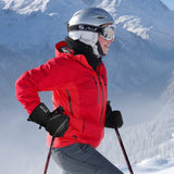 Heated Gloves,Mens Womens Heated Ski Gloves Mittens,7.4V 2200MAH Electric Rechargeable Battery Gloves for Winter Skiing Skating Snow Camping Hiking Heated Arthritis Hand Warmer Gloves