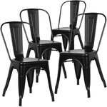 Poly and Bark Trattoria Side Chair in Black (Set of 4)