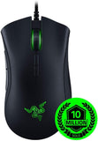 Razer DeathAdder Elite Gaming Mouse: 16,000 DPI Optical Sensor - Chroma RGB Lighting - 7 Programmable Buttons - Mechanical Switches - Rubber Side Grips - Matte Black