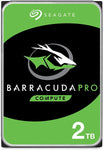 Seagate BarraCuda 2TB Internal Hard Drive HDD – 3.5 Inch SATA 6Gb/s 7200 RPM 256MB Cache 3.5-Inch – Frustration Free Packaging (ST2000DM008)