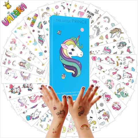 Unicorn Stickers Temporary Tattoos - Unicorn gifts for Kids,Unicorn Party Supplies,Waterproof Unicorn Tattoos Best Birthday Gifts for Girls and Boys,Over 1000 Tattoos Stickers (Tattoo/Nail Stickers)