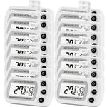 4 Pack Digital Refrigerator Freezer Thermometer,Max/Min Record Function with Large LCD Display by LinkDm