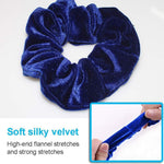 Velvet Scrunchies Hair Ring Simple Hair Accessories Headbands Bobbles Heads High Elastic Rubber Band Hair Rope Hair Ties Scrunchies Elastic Material for Headbands